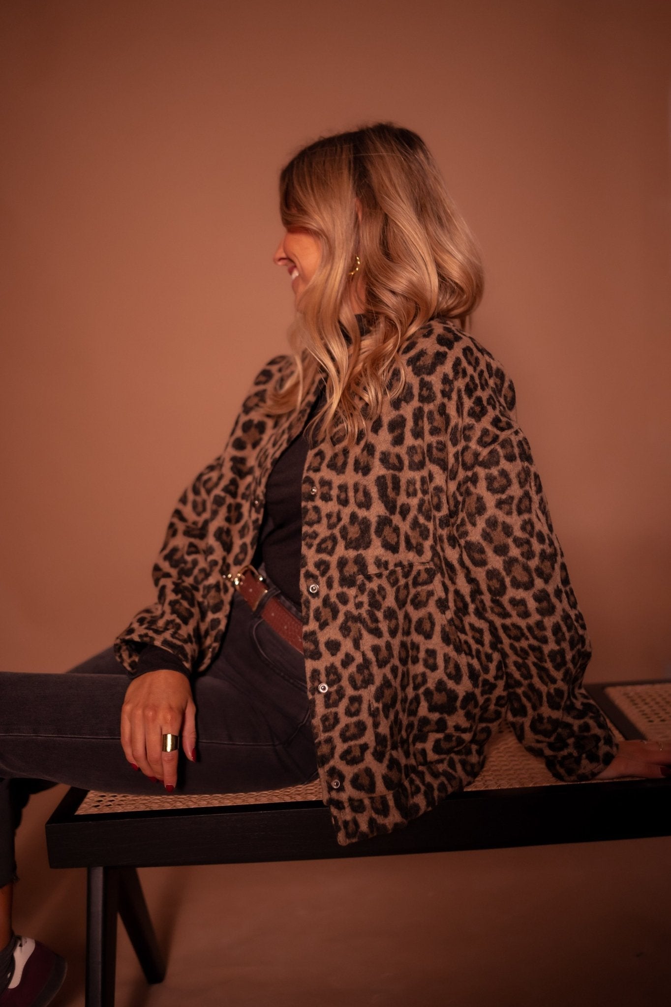 Luna | Trendy Damenjacke mit Leopardenmuster