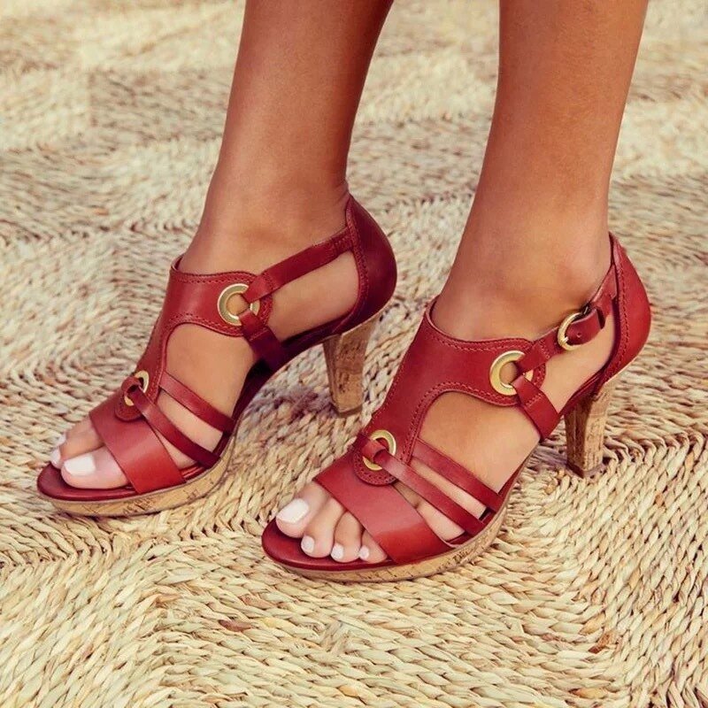 BIANCA | Sandalen mit Stabilem Absatz für Raffinierten Komfort und Vielseitigen Stil