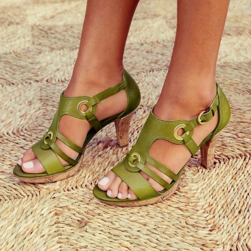 BIANCA | Sandalen mit Stabilem Absatz für Raffinierten Komfort und Vielseitigen Stil