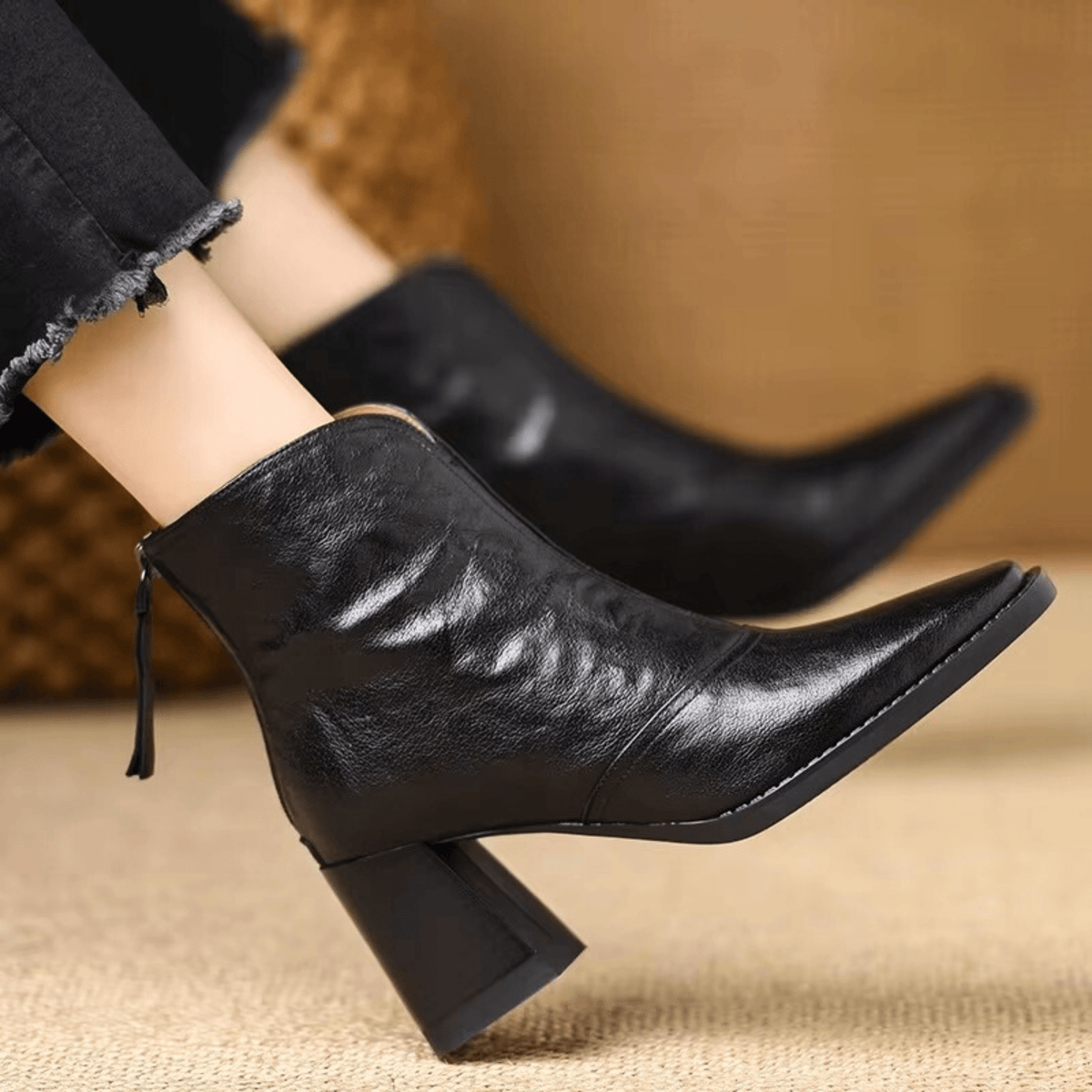 Claudia | Luxe Stiefeletten mit mittelhohem Absatz