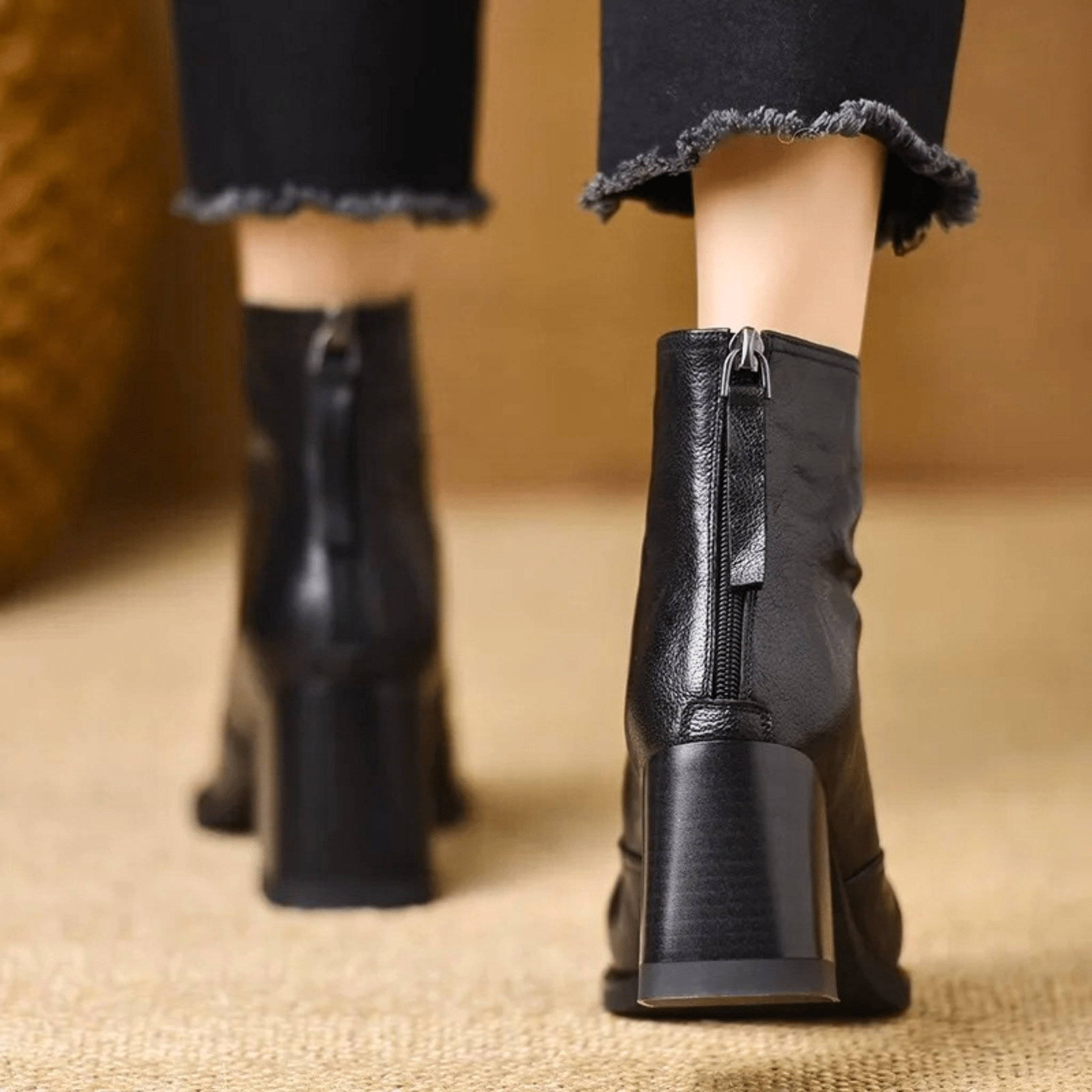 Claudia | Luxe Stiefeletten mit mittelhohem Absatz