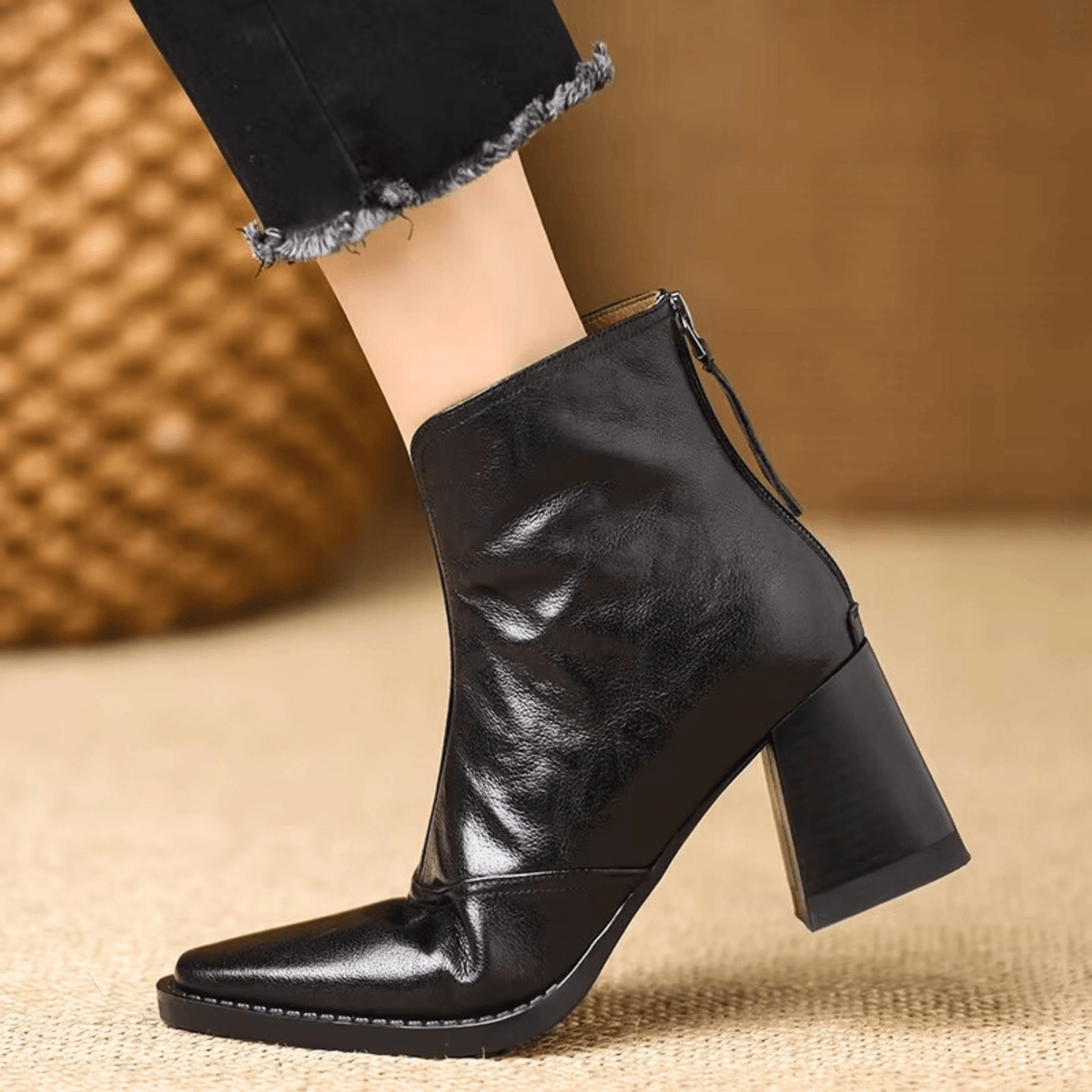 Claudia | Luxe Stiefeletten mit mittelhohem Absatz