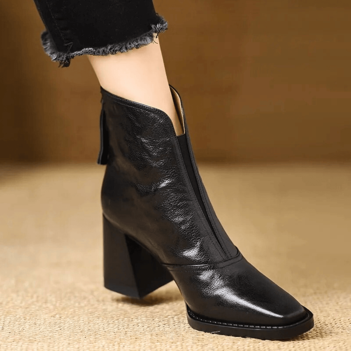 Claudia | Luxe Stiefeletten mit mittelhohem Absatz