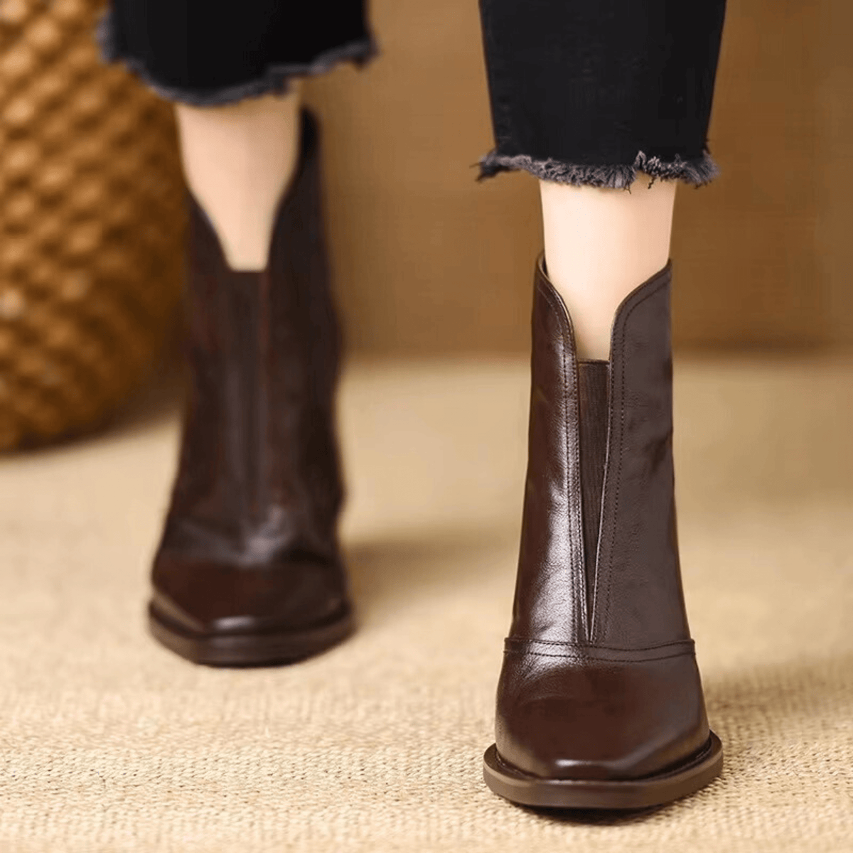 Claudia | Luxe Stiefeletten mit mittelhohem Absatz