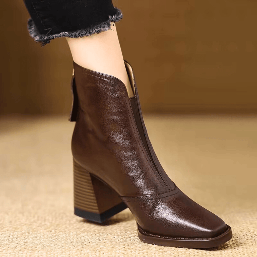 Claudia | Luxe Stiefeletten mit mittelhohem Absatz