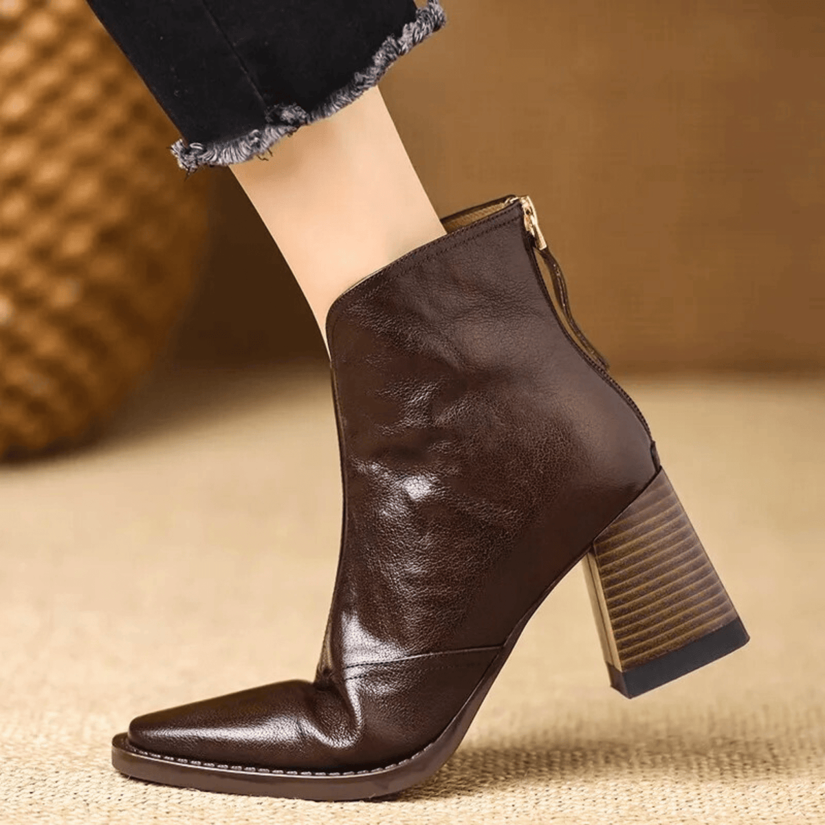 Claudia | Luxe Stiefeletten mit mittelhohem Absatz