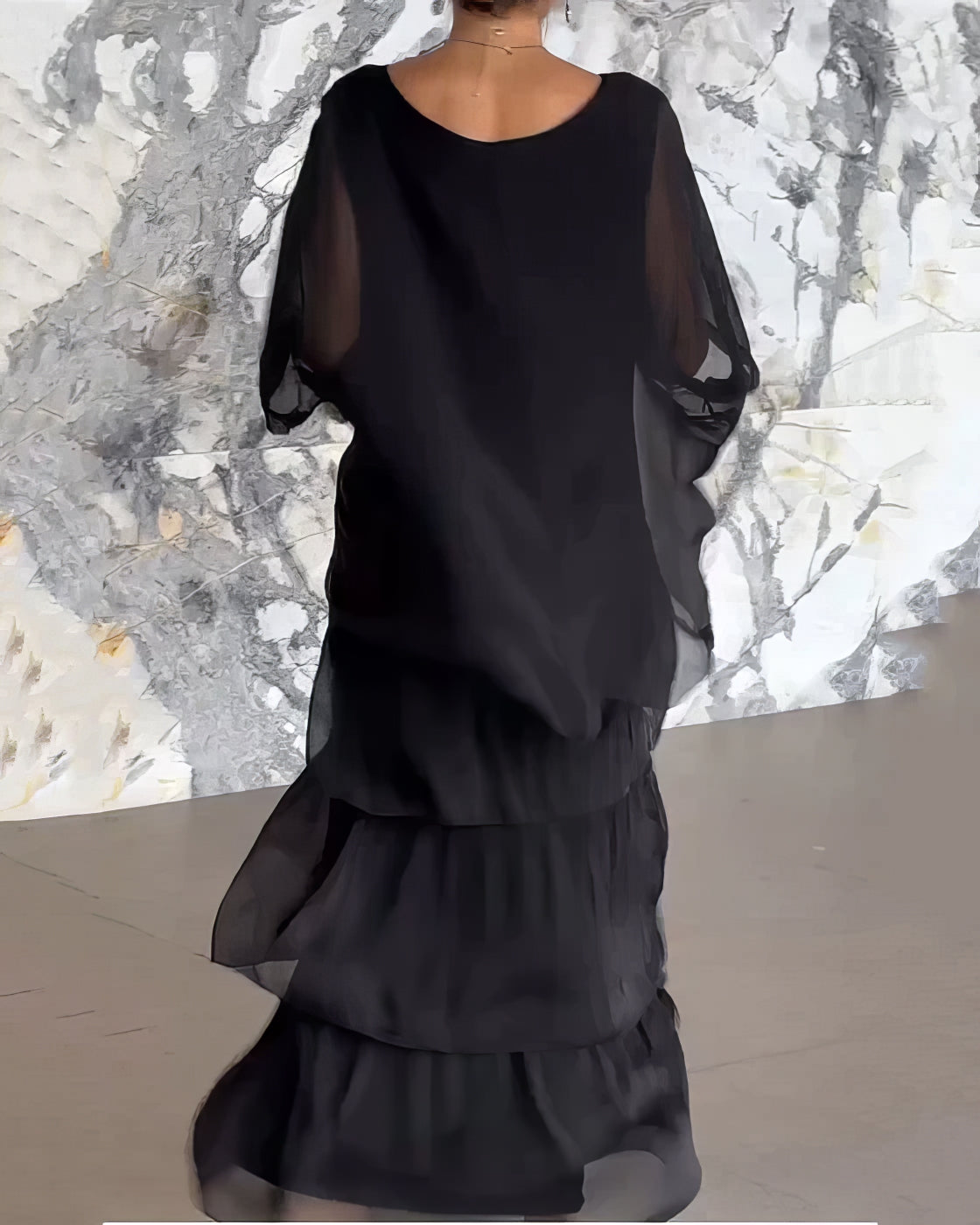 Caroline | Elegantes Maxi-Kleid Bequem für Alle Anlässe