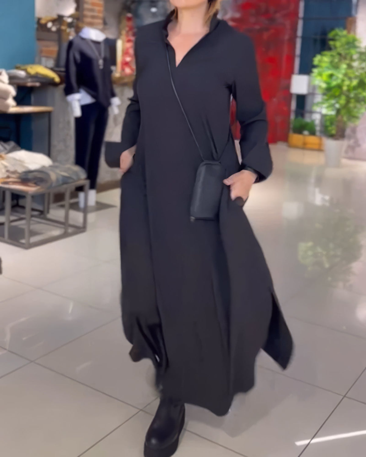 CLAUDIA | Elegantes und Modisches Langes Elastisches Kleid