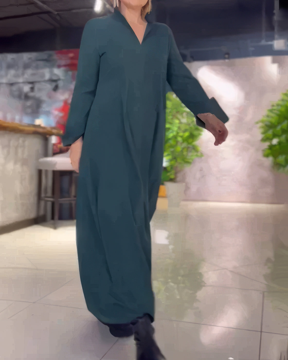 CLAUDIA | Elegantes und Modisches Langes Elastisches Kleid